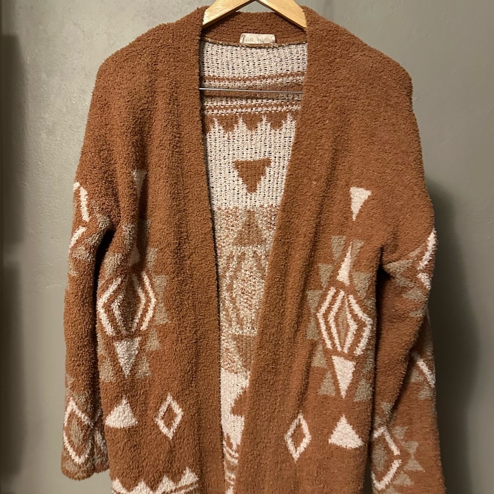 Long Aztec Cardigan